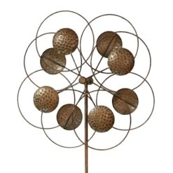 Patio Furniture Shop -Patio Furniture Shop metallic spinner garden stake 64.3 1