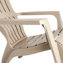 Outdoor Adirondack Chair, Portobello Brown -Patio Furniture Shop outdoor adirondack chair portobello brown 3