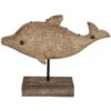 Outdoor Dolphin Figurine, 9"