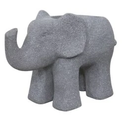 Outdoor Elephant Planter Figurine, 13"