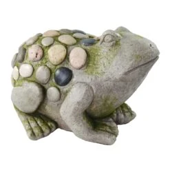 Outdoor Garden Frog Figurine, 9"
