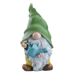Outdoor Gnome With Watering Can Figurine, 16"