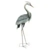 Outdoor Metal Crane Figurine, 43"