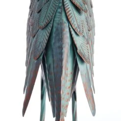 Outdoor Metal Crane Statue, 43" -Patio Furniture Shop outdoor metal crane statue 43 3