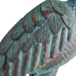 Outdoor Metal Crane Statue, 43" -Patio Furniture Shop outdoor metal crane statue 43 4