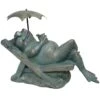 Outdoor Metal Frog Figurine, 18"