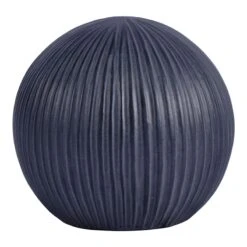 Outdoor Salem Dark Grey Sphere Figurine, 15"