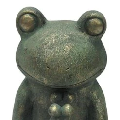 Outdoor Sitting Yoga Frog Statue, 11.5" -Patio Furniture Shop outdoor sitting yoga frog statue 11.5 2