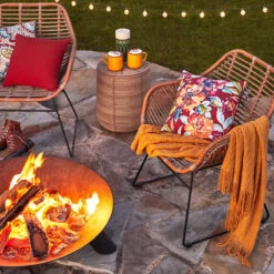 Paisley Chili Oversized Outdoor Throw Pillow, 20" -Patio Furniture Shop paisley chili oversized outdoor throw pillow 20 3