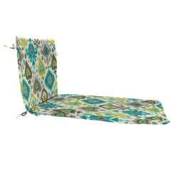 Paso Turquoise Basic Outdoor Chaise Lounge Cushion