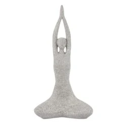 Peaceful Yoga Garden Statue, 22"