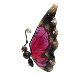 Pink Butterfly Solar Light, 9.5"