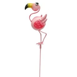 Pink Flamingo Garden Stake, 31"