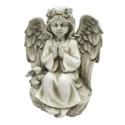 Praying Angel Garden Statue, 8"