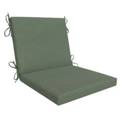 Premium Endive Green Outdoor Hinged Seat Cushion