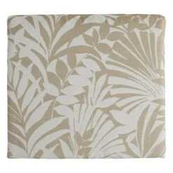 Premium Natural Royal Palm Outdoor Square Seat Cushion