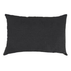 Premium Sorvino Ash Lumbar Outdoor Throw Pillow