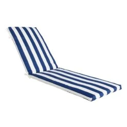 Providence Awning Striped Basic Outdoor Chaise Lounge Cushion