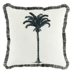 Providence Resort Palm Tree Outdoor Throw Pillow, 18"