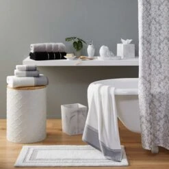 Providence White Wood-Top Ceramic Plant Stand, 19.7" -Patio Furniture Shop providence white wood top ceramic plant stand 19.7 2