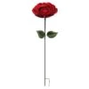 Red Flower Garden Stake, 40"