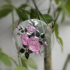 Rose Suncatcher, 10" -Patio Furniture Shop rose suncatcher 10 2