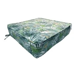 Sanya Blue Outdoor Gusseted Deep Seat Cushion