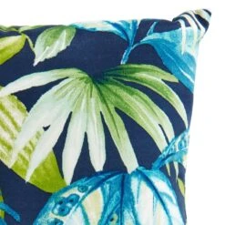 Seneca Navy Oversized Outdoor Throw Pillow, 20" -Patio Furniture Shop seneca navy oversized outdoor throw pillow 20 2