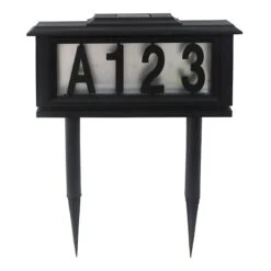 Solar Address Light, 13"