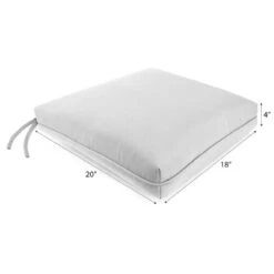 Sorvino Ash Premium Gusseted Outdoor Seat Cushion