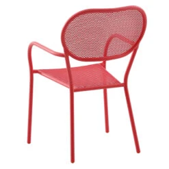 Sunny Club Coral Mesh Steel Outdoor Chair -Patio Furniture Shop sunny club coral mesh steel outdoor chair 3