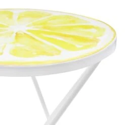 Sunny Club Lemon Slice Plant Stand, 18" -Patio Furniture Shop sunny club lemon slice plant stand 18 1