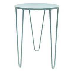Sunny Club Light Blue Metal Plant Stand, 22x14