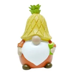Sunny Club Outdoor Fruity Fun Pineapple Garden Gnome, 8"