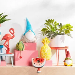 Sunny Club Outdoor Fruity Fun Watermelon Garden Gnome, 8" -Patio Furniture Shop sunny club outdoor fruity fun watermelon garden gnome 8 2