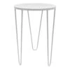 Sunny Club White Metal Plant Stand, 20x12