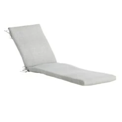 Tahiti Silver Basic Outdoor Chaise Lounge Cushion