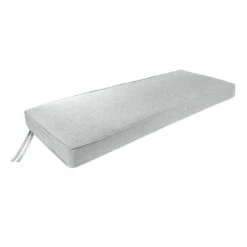 Tahiti Silver Gusseted Outdoor Bench Cushion