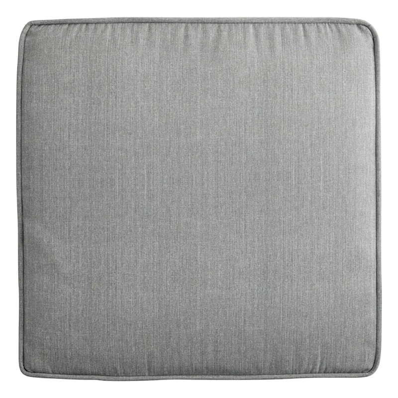 Tahiti Silver Outdoor Gusseted Deep Seat Cushion
