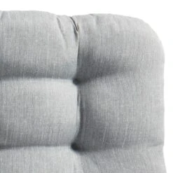 Tahiti Silver Outdoor Wicker Settee Cushion -Patio Furniture Shop tahiti silver outdoor wicker settee cushion 2