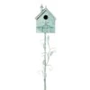 TEAL BIRD HOUSESTAKE