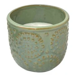 Teal Ceramic Citronella Candle, 10oz