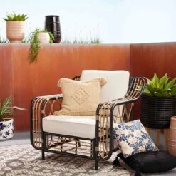 Tracey Boyd Global Wicker Chair -Patio Furniture Shop tracey boyd global wicker chair 5