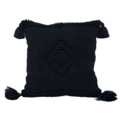 Tracey Boyd Havana Black Onyx Outdoor Throw Pillow, 18"