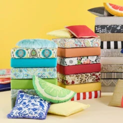 Tristin Cherry Red Premium Gusseted Outdoor Deep Seat Cushion -Patio Furniture Shop tristin cherry red premium gusseted outdoor deep seat cushion 4