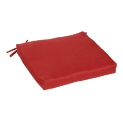 Tristin Cherry Red Premium Outdoor Square Seat Cushion