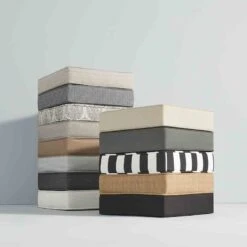 Tristin Heather White Premium Gusseted Outdoor Deep Seat Cushion -Patio Furniture Shop tristin heather white premium gusseted outdoor deep seat cushion 2