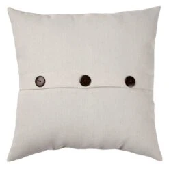 Tristin Heather White Premium Outdoor Throw Pillow, 18"