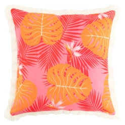 Tropical Fun Outdoor Throw Pillow, 18"