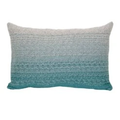 Ty Pennington Ombre Jacquard Striped Outdoor Throw Pillow, 14x20
